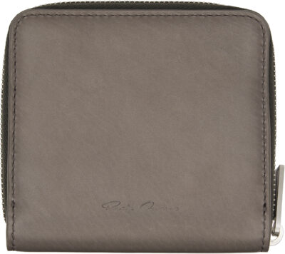 Rick Owens Gray Concordians Zipped Wallet