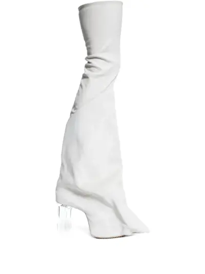 Rick Owens Hollywood Taco Kiss boots - White