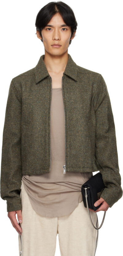 Rick Owens Khaki Concordians Alice Brad Jacket