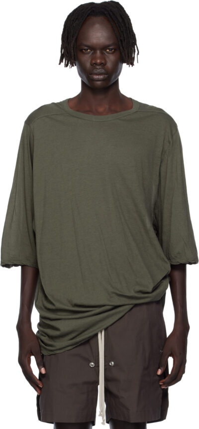 Rick Owens Khaki Concordians Jumbo T-shirt