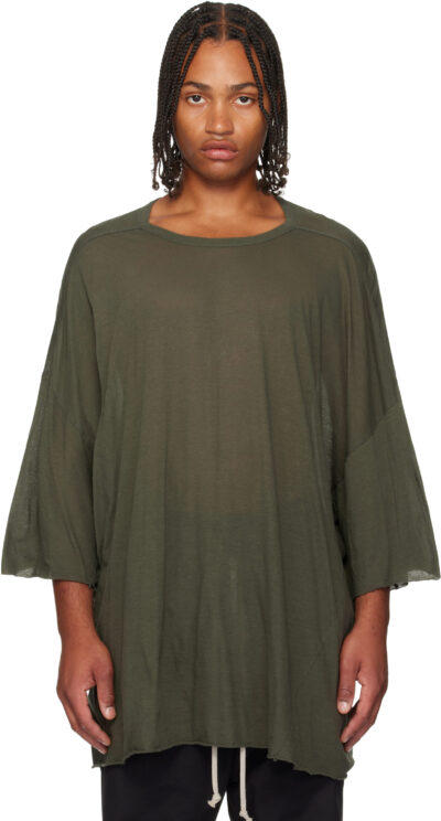 Rick Owens Khaki Concordians Tommy T-shirt
