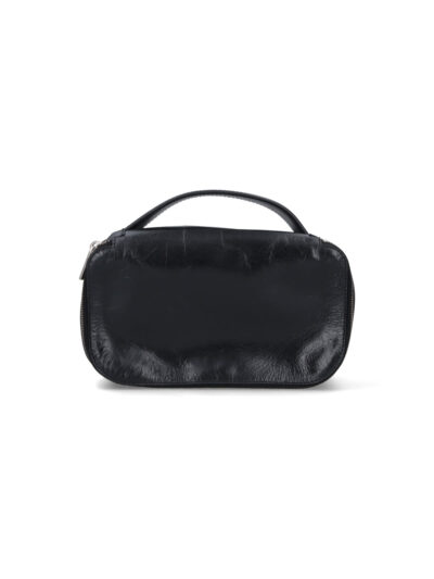 Rick Owens Logo Zip Pouch