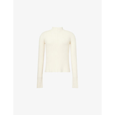 Rick Owens Mens Rick Owens Tommy Funnel-Neck Wool-Blend Jumper