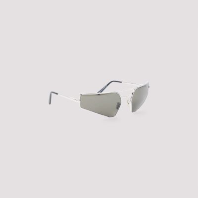 Rick Owens Prong Silver Sunglasses