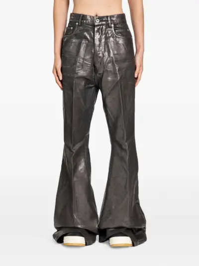 Rick Owens concordians bolans flared jeans - Brown
