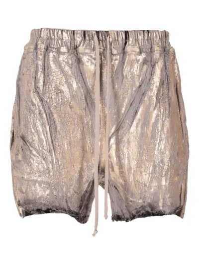 Rick Owens drawstring shorts - Gold