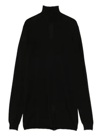 Rick Owens high-neck wool sweater - Black