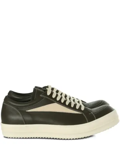 Rick Owens leather sneakers - Green