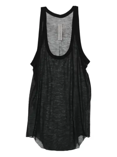 Rick Owens round-neck tank top - Black