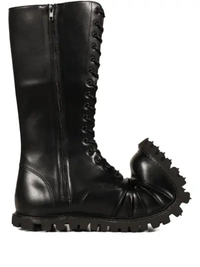 Rombaut lace-up lug-sole boots - Black