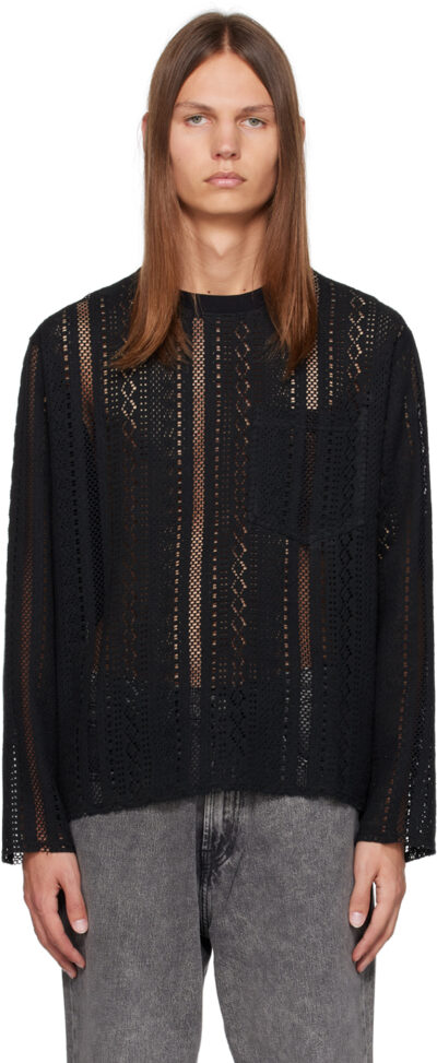 Song for the Mute Black Crewneck Sweater