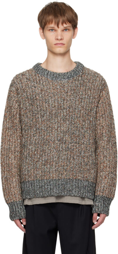Song for the Mute Brown Oversized Sweater