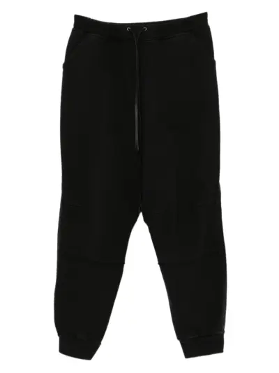The Viridi-Anne cotton track pants - Black