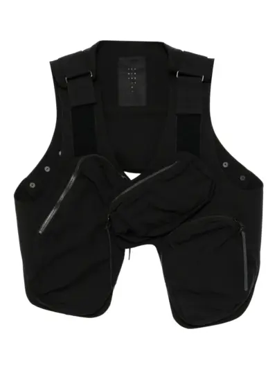 The Viridi-Anne pockets vest - Black