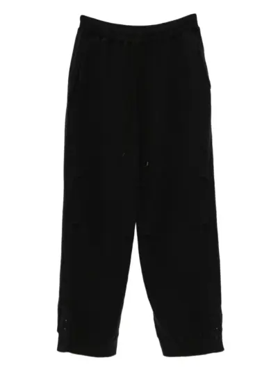The Viridi-Anne puffer wide leg pant - Black
