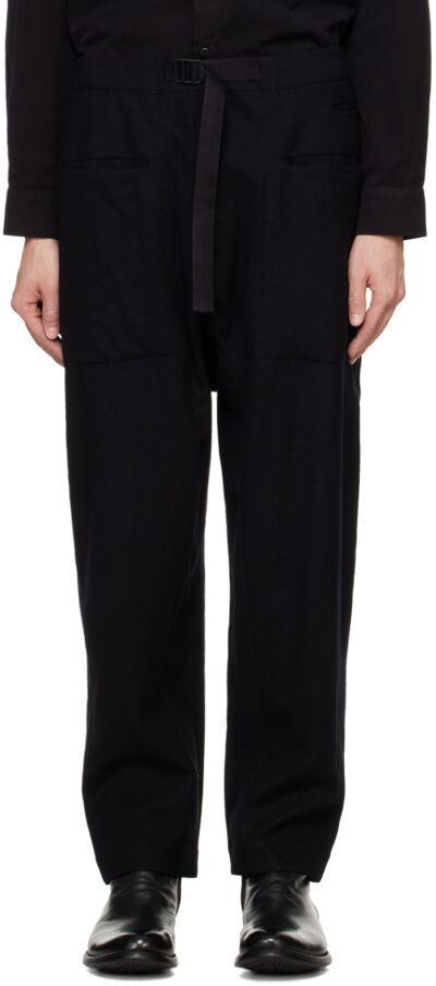 Toogood Black 'The Forager' Trousers