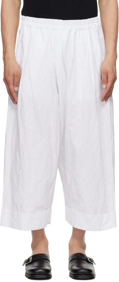 Toogood White 'The Baker' Trousers