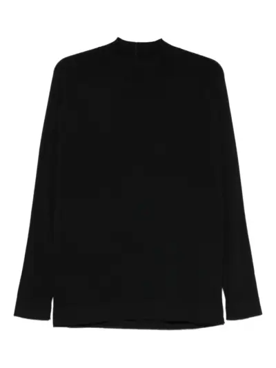Transit long-sleeve sweater - Black