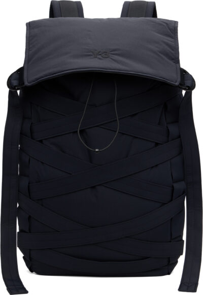 Y-3 Black Cinch Backpack