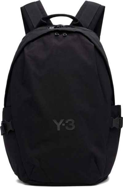 Y-3 Black Staple Backpack