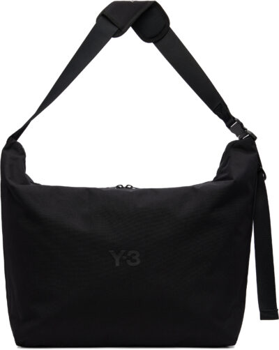 Y-3 Black 'Y-3' Large Crossbody Bag