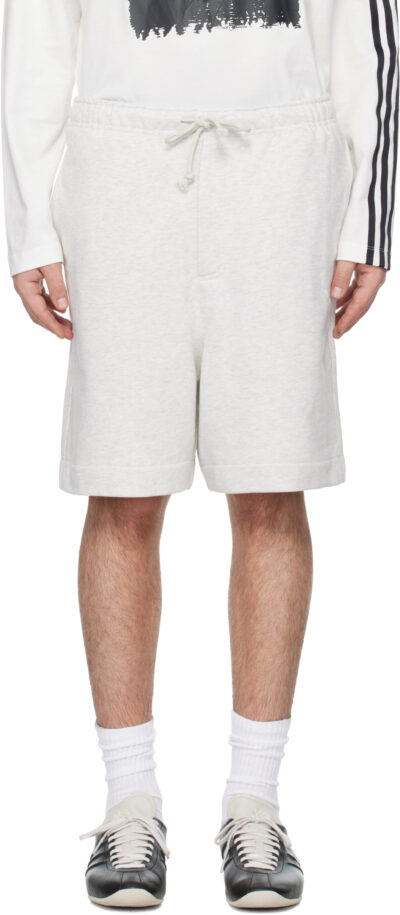 Y-3 Gray French Terry Shorts