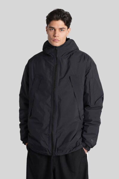 Y-3 Puffer In Black Polyamide