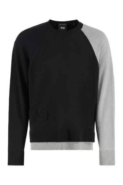 Y-3 Viscose Blend Crew-neck Sweater