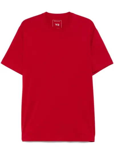 Y-3 graphic-print T-shirt - Red