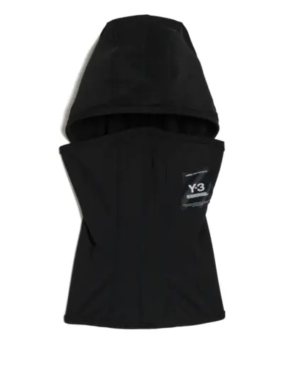 Y-3 x Neighborhood hooded logo balaclava - Black