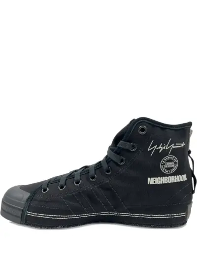 Y-3 x Neighborhood zip-detail sneakers - Black