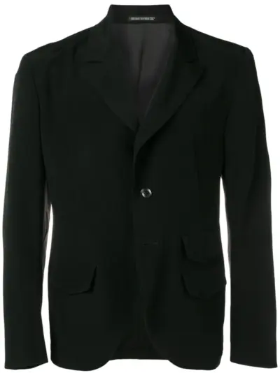 Yohji Yamamoto crepe blazer - Black