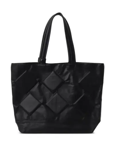 Yohji Yamamoto padded tote bag - Black