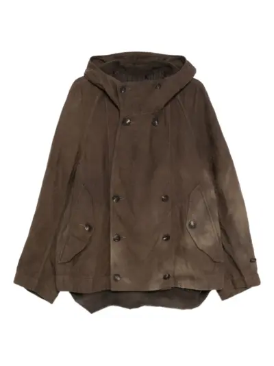 Ziggy Chen double-breasted jacket - Brown