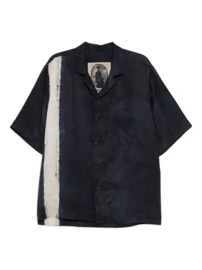 Ziggy Chen printed shirt - Blue