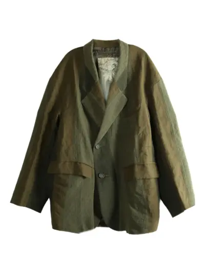 Ziggy Chen single-breasted blazer - Green
