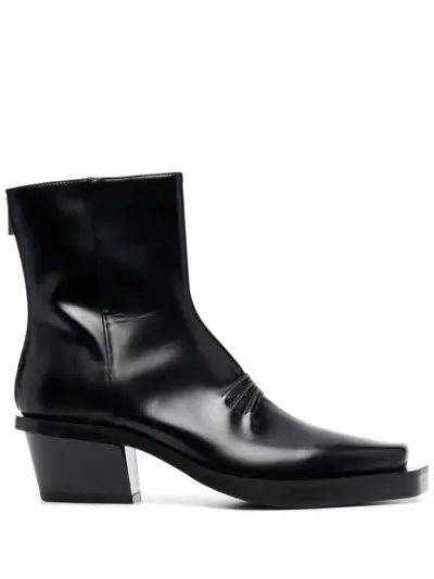 1017 ALYX 9SM Leone leather ankle boots - Black
