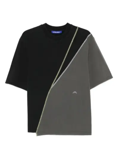A-COLD-WALL* Spliced panelled T-shirt - Black