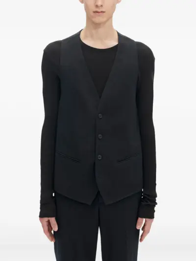 Ann Demeulemeester Juikko Classic waistcoat - Black