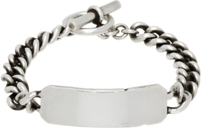 Ann Demeulemeester Kusta Quote Chain Bracelet