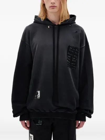 Ann Demeulemeester Ollie hoodie - Black