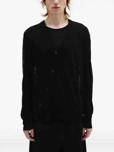 Ann Demeulemeester V-neck cardigan - Black