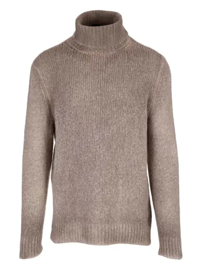Avant Toi turtleneck sweater - Brown
