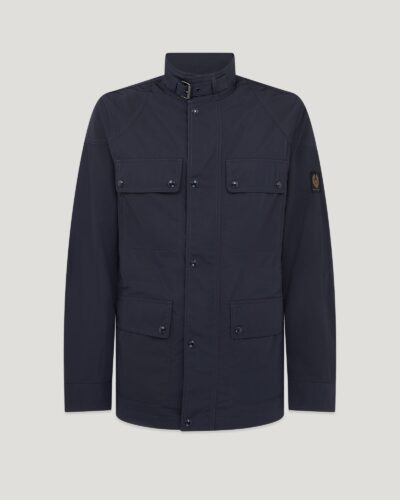 Belstaff Vector Jacket Men's Ripple Shell Dark Ink Size M