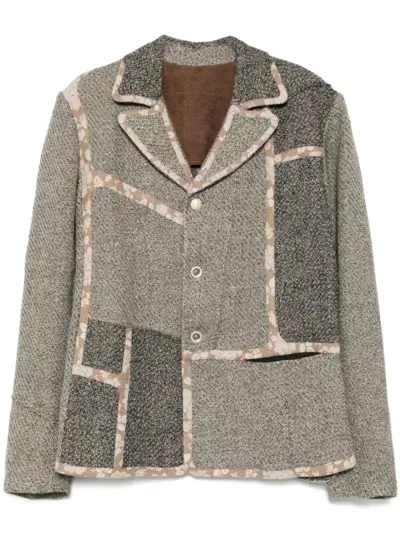 COMMUNS single-breasted blazer - Black