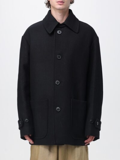 Coat DRIES VAN NOTEN Men color Black