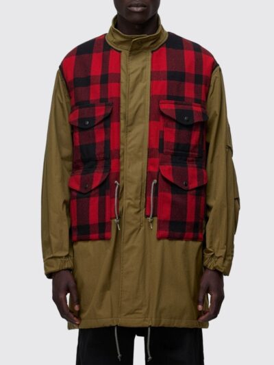 Coat JUNYA WATANABE Men color Green