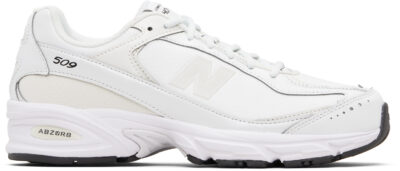 Comme des Garçons Homme White New Balance Edition 509 Sneakers