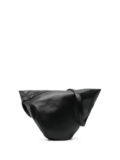 Discord Yohji Yamamoto leather shoulder strap - Black