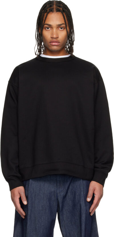 Dries Van Noten Black Oversized Sweatshirt